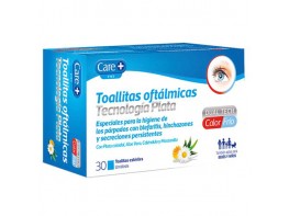 Care+ toallitas oftalmicas plata 30uds