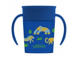 Dr.Brown's vaso 360 sin boquilla azul con asas 200ml