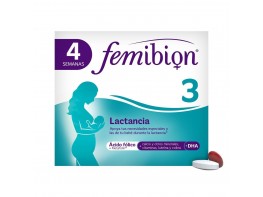 Femibion 3 multivitaminas mujer lactancia con ácido fólico 28caps + 
28comp