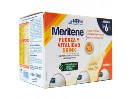 Meritene drink vainilla 6x125 ml pack