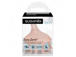 Suavinex tetina anticólico flujo L silicona 2u