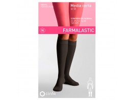 Media farmalastic corta cn ab.negro t/eg