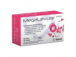 Megalevure sabor fresa 10 sticks