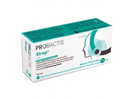 Probactis Strep para adultos con sabor fresa 30 pastillas para chupar