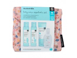 Suavinex Baby Care Essential set de viaje tela rosa