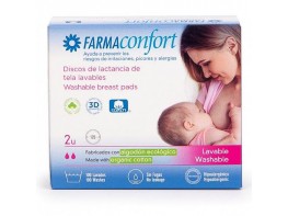 Discos de lactancia de tela lavables farmaconfort