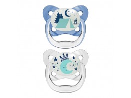 DrBrown's chupete preventivo nocturno azul 6-18 meses