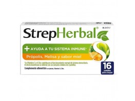 Strepherbal própolis melisa miel 16 pastillas