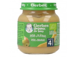 Nestle geber organic pera platano tarro 125gr