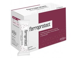 Atika Ferroprotect suplemento de hierro y vitamina B12 30 sticks