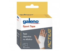 Galeno Sport Tape blanco, cinta de soporte deportiva 9,2mx5cm