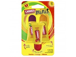 Carmex triplo minins cereza, fresa, piña