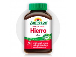 Jamieson Hierro complejo suave 28mg 90 cápsulas