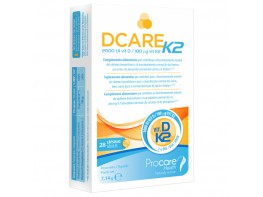 Procare Dcare K2 2000 IU vitamina D3 28 cápsulas