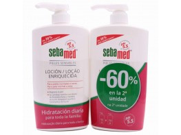 Sebamed loción enriquecida pack duo 750ml.