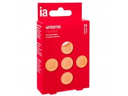 Interapothek apósitos plástico redondo 2,5cm 24u