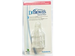 Dr.Brown's tetina estandar prematuro 2u