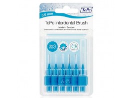 Tepe interdental 0,6mm azul 6u