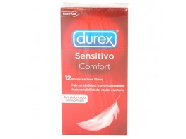 PRESERVA.DUREX SENSITIVO EASY ON 12 UDS.