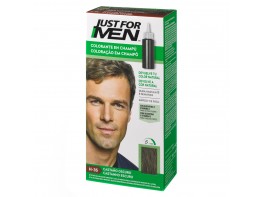 Just for men colorante en champú castaño oscuro