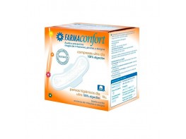 COMPRESA FARMACONFORT DIA ALGODON 10UND.