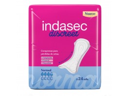 Indasec discreet normal 24 unidades