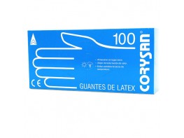 GUANTES CORYSAN LATEX T/GRANDE 100 UND.