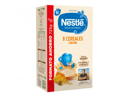Nestlé papilla 8 cereales con miel y bifidus 725g