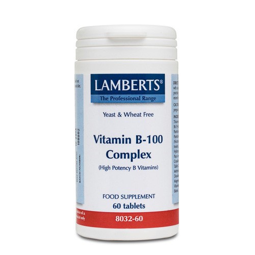 VITAMIN B100 COMPLEX 60TAB 8032 LAMBERTS