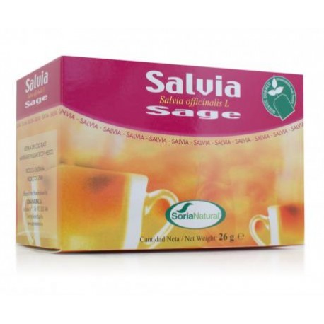 Soria Natural Salvia infusión 20 filtros Soria Natural Salvia infusión 20 filtros