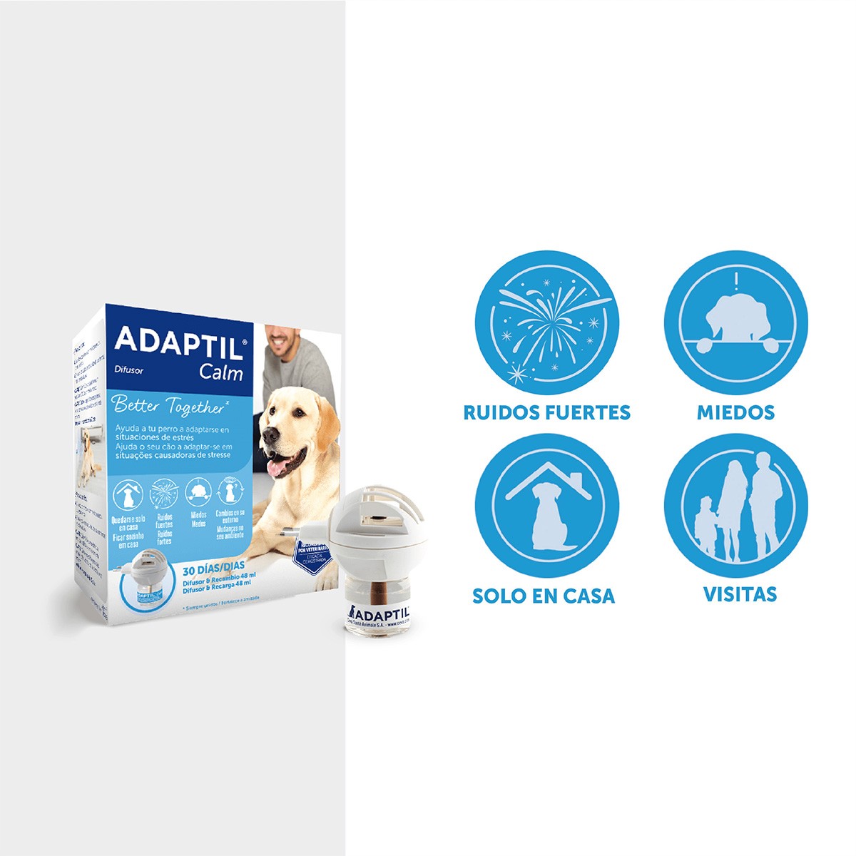 Ceva Adaptil difusor+recambio 1 mes 48ml Ceva Adaptil difusor+recambio 1 mes 48ml