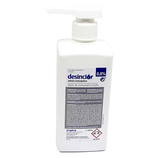 Desinclor Desinclor jabon antiseptico 500ml Desinclor Desinclor jabon antiseptico 500ml