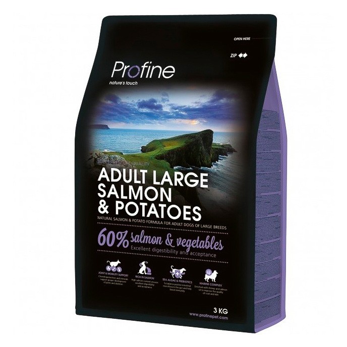 Profine Adult Large Salmón alimento para perros adultos grandes 3kg Profine Adult Large Salmón alimento para perros adultos grandes 3kg
