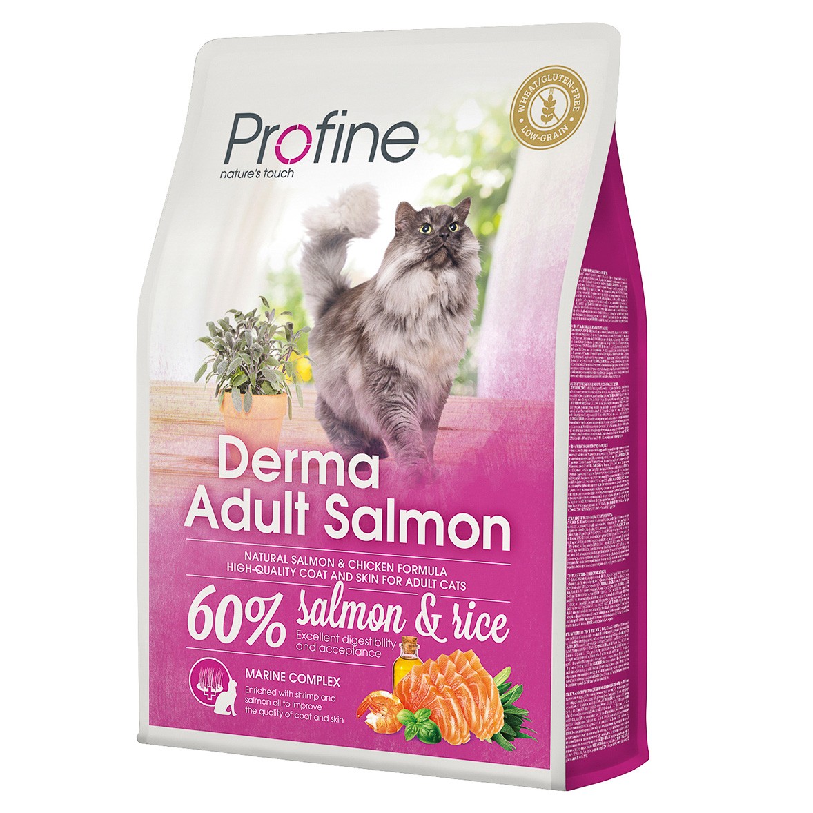 Profine Cat Derma, comida para gatos de pelo largo 2kg. Profine Cat Derma, comida para gatos de pelo largo 2kg.