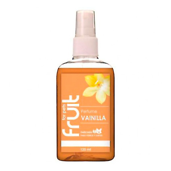 Fruit for Pets perfume para mascotas con aroma a vainilla 125ml. Fruit for Pets perfume para mascotas con aroma a vainilla 125ml.