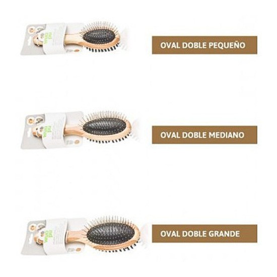Wuapu eco cepillo oval doble mediano Wuapu eco cepillo oval doble mediano