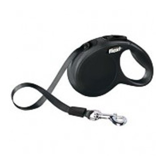 Flexi New Classic M correa extensible negra para perros 5m 1u Flexi New Classic M correa extensible negra para perros 5m 1u