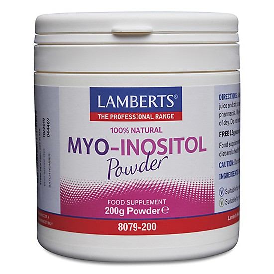 Lamberts Myo-Inositol en polvo 200g Lamberts Myo-Inositol en polvo 200g