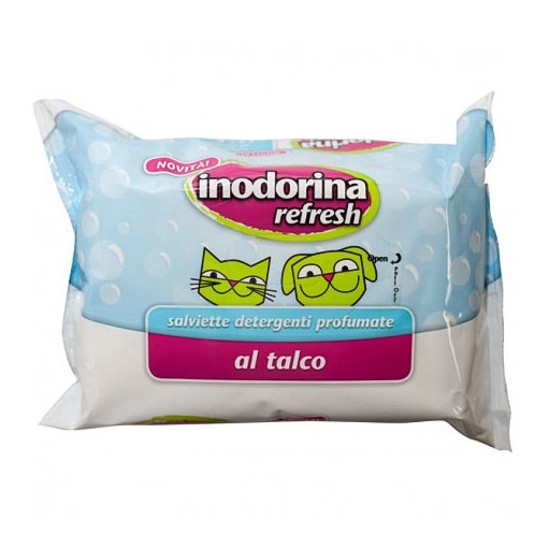 Inodorina toallitas refresh talco 40ud Inodorina toallitas refresh talco 40ud