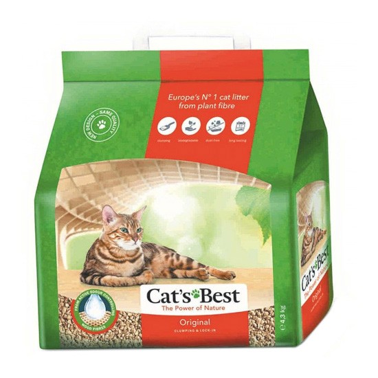 Cats Best Oko Plus lecho para gatos 4,3kg Cats Best Oko Plus lecho para gatos 4,3kg
