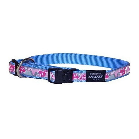 Rogz Pink Hearts Special Agent collar para gatos 1u Rogz Pink Hearts Special Agent collar para gatos 1u