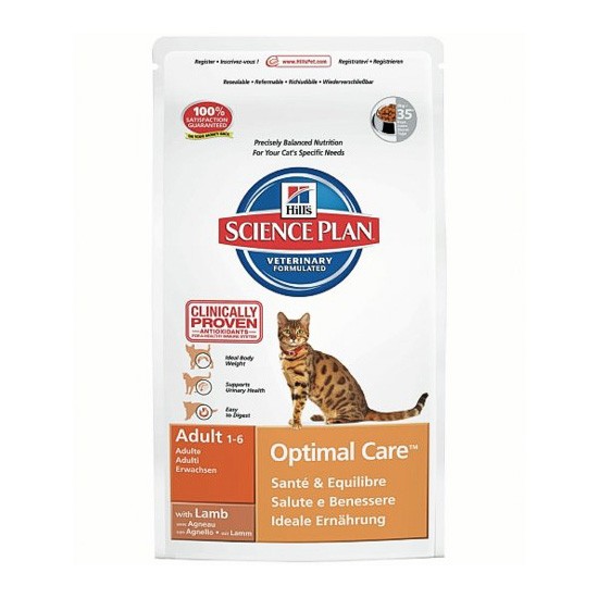 Hills science optimal care cat lamb 2kg Hills science optimal care cat lamb 2kg