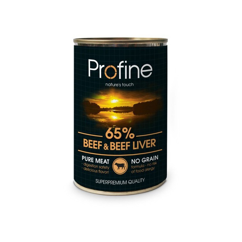 Profine lata de buey, comida húmeda para perros 6 x 400g Profine lata de buey, comida húmeda para perros 6 x 400g