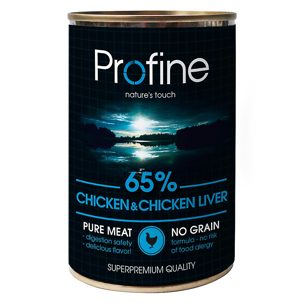 Profine lata de pollo, comida húmeda para perros 6 x 400g Profine lata de pollo, comida húmeda para perros 6 x 400g