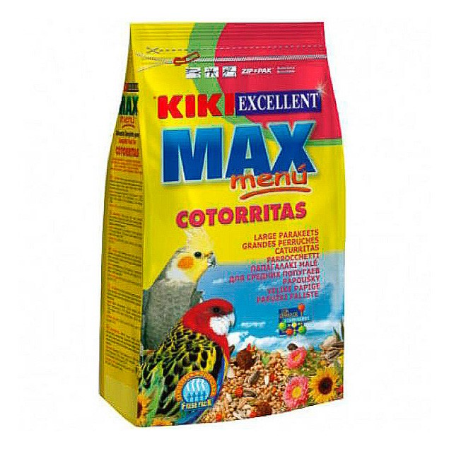 Kiki max menu cotorritas 1kg Kiki max menu cotorritas 1kg