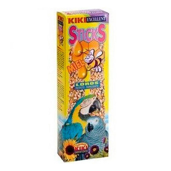 Kiki sticks con miel loros paquete 2uds Kiki sticks con miel loros paquete 2uds