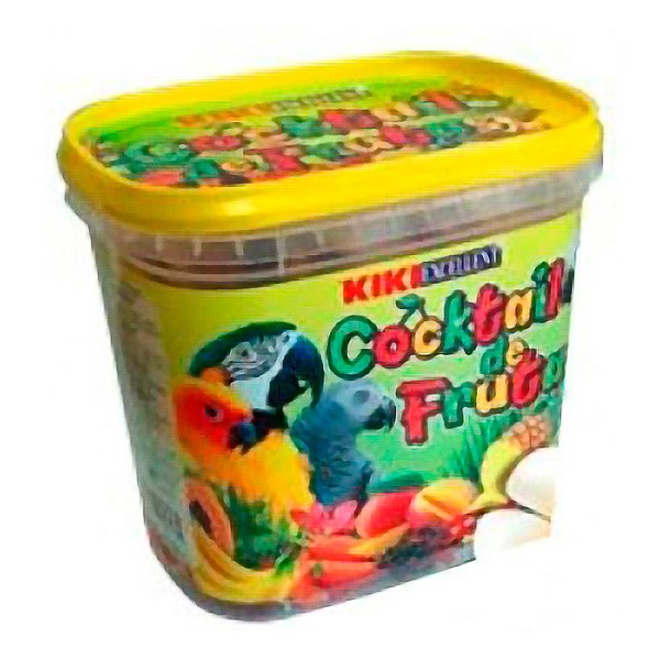 Kiki cocktel de frutas para loros bote 300g Kiki cocktel de frutas para loros bote 300g