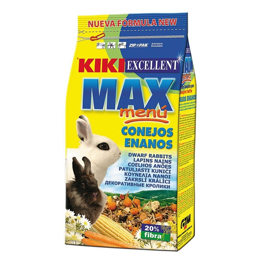 Kiki max menu conejos enanos bolsa 5kgs Kiki max menu conejos enanos bolsa 5kgs