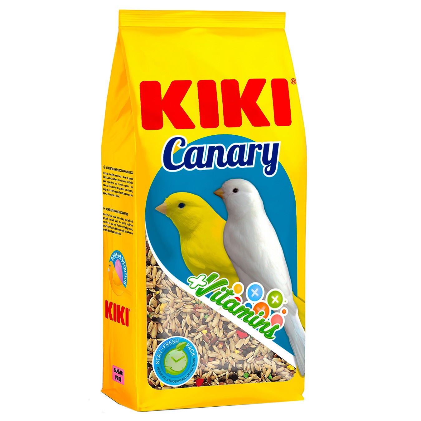 Kiki Bolsas alimento canarios con alpiste 1kg Kiki Bolsas alimento canarios con alpiste 1kg