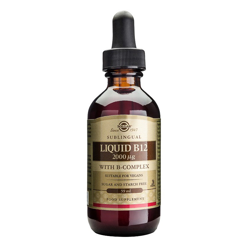 Solgar Vitamina B12 B-Complex 2000mg 59ml Solgar Vitamina B12 B-Complex 2000mg 59ml